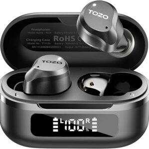 TOZO Hybrid Active Noise Cancelling Wireless Earbuds