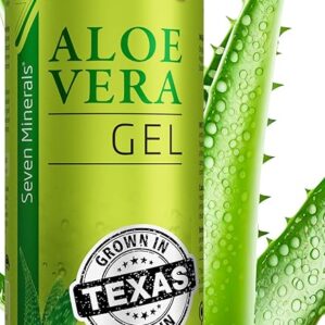 Seven Minerals Organic Aloe Vera Gel from freshly cut 100% Pure Aloe