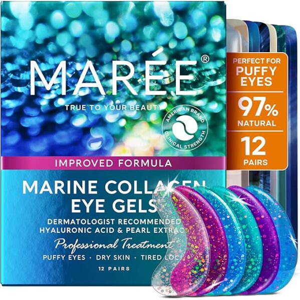 MAREE Eye Gels - Pads Under Eye Patches for Puffy Eyes and Dark Circles