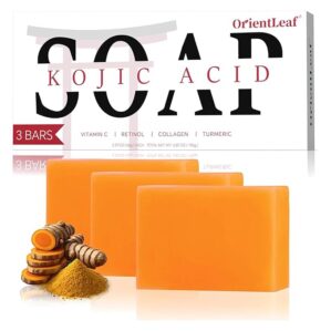 Kojic Acid Soap, Turmeric Soap Bar for Dark Spots