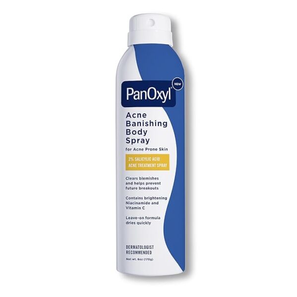 PanOxyl Acne Banishing Body Spray with 2% Salicylic Acid