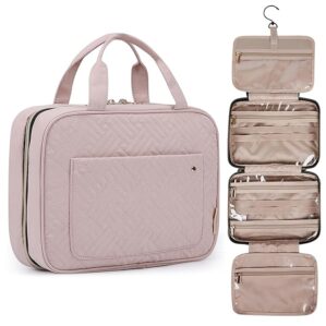 BAGSMART Large Toiletry Bag Travel Bag with Hanging Hook
