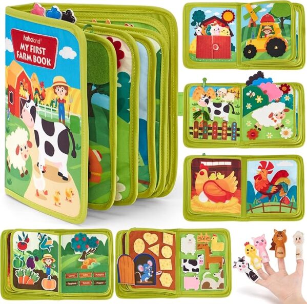 hahaland Busy Book for Toddlers