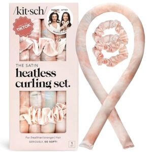 Satin Heatless Curling Set