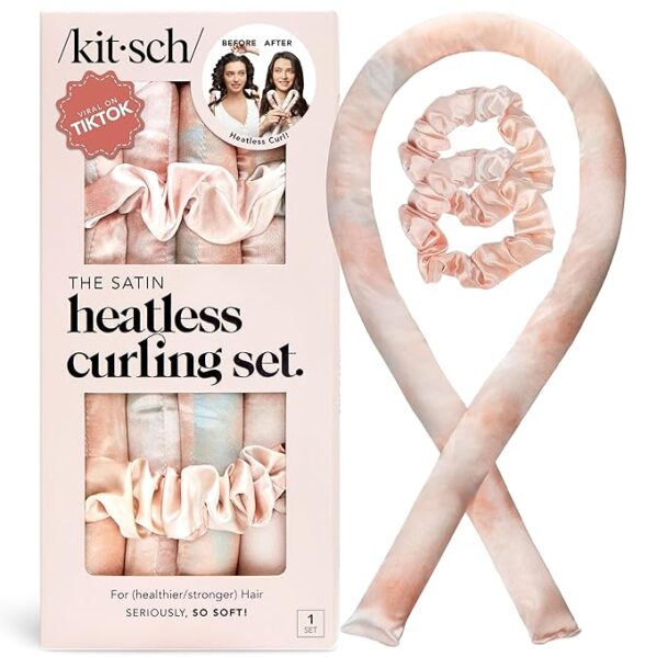 Satin Heatless Curling Set