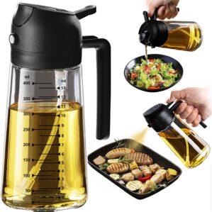 TrendPlain 16oz/470ml Glass Olive Oil Sprayer